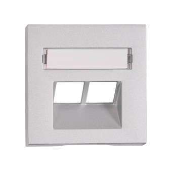 Masca 2*RJ45, argintie