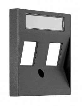 Masca 2*RJ45 ToollessLine, antracit