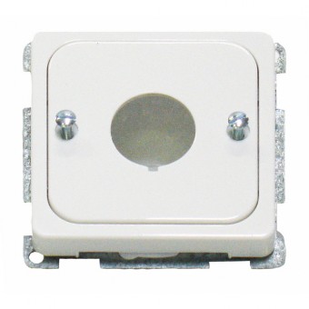 Masca cu decupaj 22,5mm, alb
