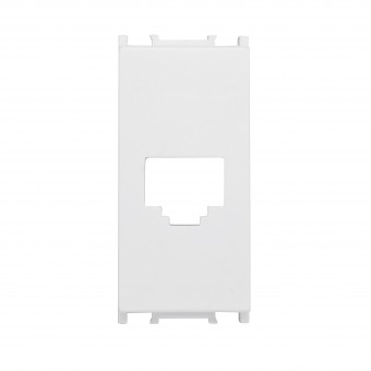 Masca pentru RJ45 TOOLLESS LINE SFA si SFB jack, 1M, alb