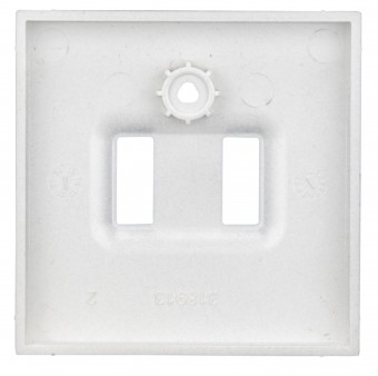 Masca priza dubla de incarcare USB, argintiu