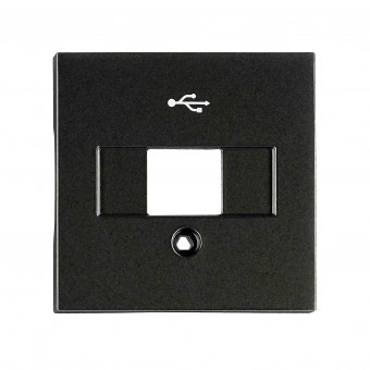 Masca priza USB, negru