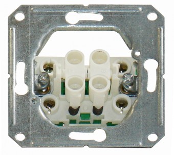 Mecanism buton dublu cu revenire