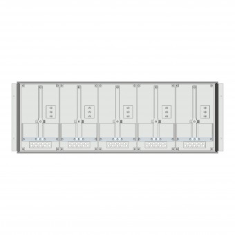 Meter box insert 1-row, 5 meter boards / 8 Modul heights