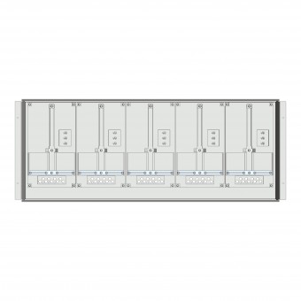 Meter box insert 1-row, 5 meter boards / 9 Modul heights