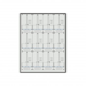 Meter box insert 3-rows, 12 meter boards / 25 Modul heights