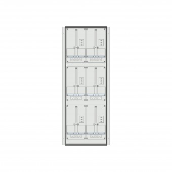 Meter box insert 3-rows, 6 meter boards / 27 Modul heights
