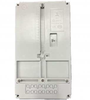Meter Mounting Board grey with Plastic fixing, Type B