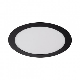 Mini Panou LED Rotund Negru ST 20W 6400K IP40 - NOVELITE