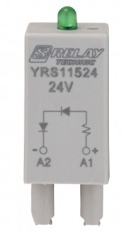 Modul LED verde 24Vac/dc pentru soclu S-Relay