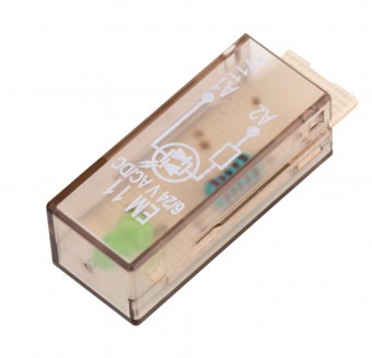 Modul LED verde 6/24 Vca/cc pt.relee PT