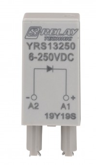 Modul protectie cu dioda 6-250Vc.c. pentru soclu S-Relay