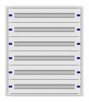 Modular chassis 3-18K flat, 6-rows, depth 100 mm