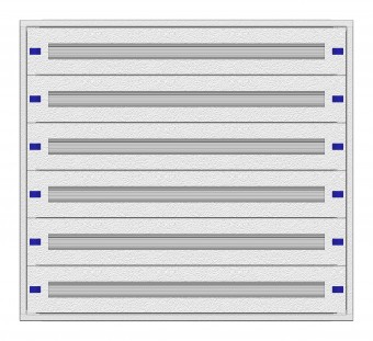 Modular chassis 4-18K, 6-rows, complete