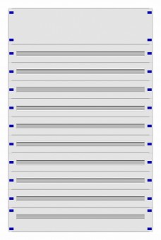 Modular chassis 5-37 for AC KC Enclosures 594MW