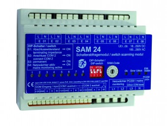 Modulul de monitorizare SAM08, 8 intrari, inclus monitor ret