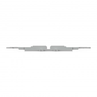 Mounting carrier with strain relief, 5-way, screw mounting