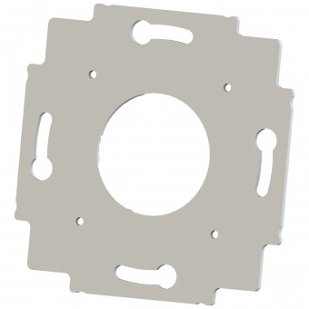 Mounting plate for wall box of 55x55mm switch range