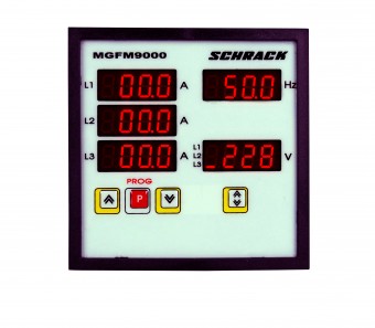 Multimetru digital trifazat, 96*96, cu 5 display-uri