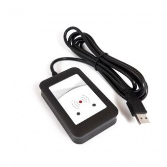 NFC Card Reader with USB cable for connection to a PC