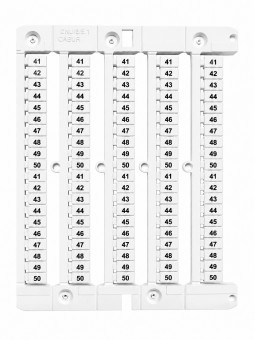 Numbering stripe-plate 10x 41-50