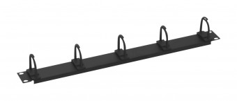 Organizator cabl. 19 1U 5 in plastic mici 40x53mm RAL9005