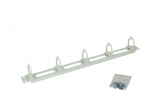 Organizator cabl. 19, 1U,4 desch si 5 inele 40x53mm,RAL7035
