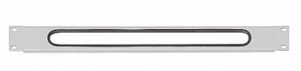 Organizator cabluri 19, cu decupaj, 1U, RAL7035