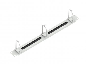 Organizator cabluri 19,1U,3 in plastic RAL7035 Gri