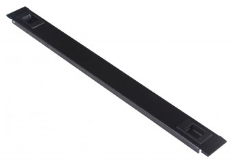 Panou orb 19, cu click, 1U, negru RAL 9005