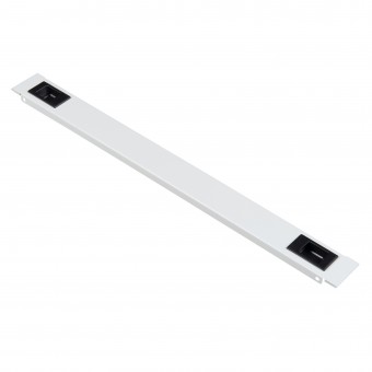 Panou orb 19, cu click, 1U, RAL7035