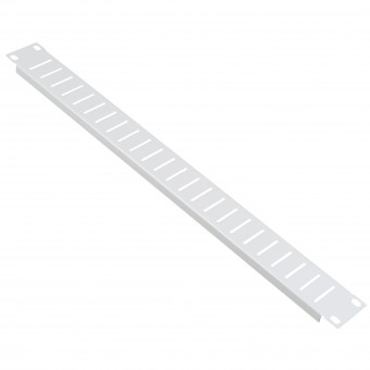 Panou orb 19, cu surub, 1U, RAL7035, ventilat