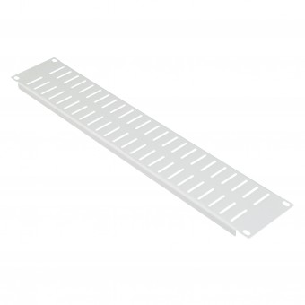 Panou orb 19, cu surub, 2U, RAL7035, ventilat
