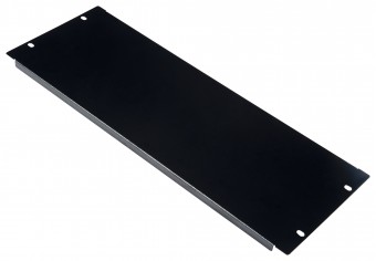 Panou orb 19, cu surub, 4U, negru RAL 9005
