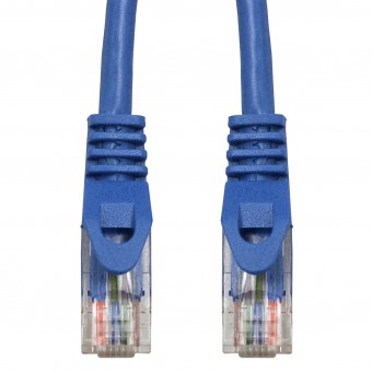 Patchcablu Cat.5e neecranat RJ45 albastru 2m