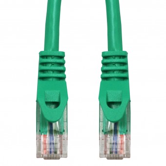 Patchcablu Cat.5e neecranat RJ45 verde 10m