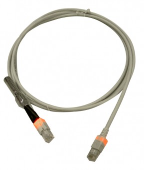 Patchcablu Cat.6 cu LED neecranat RJ45 gri 0,5m