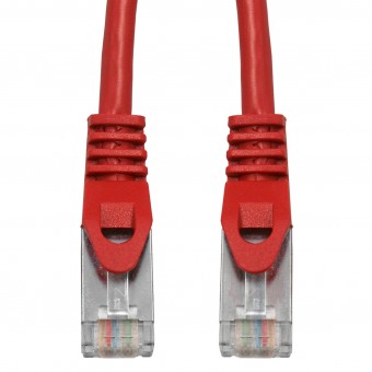 Patchcablu Cat.6 ecranat RJ45 rosu 2m