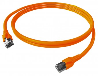 Patchcablu Cat.6a/10GB ecranat RJ45,LS0H,orange 7m