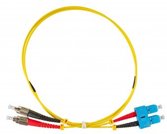 Patchcablu duplex, SC/FC, 9/125µm OS2, 5m