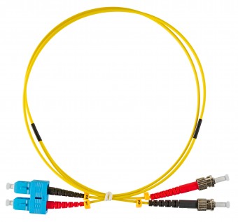 Patchcablu duplex, ST/SC, 9/125µm OS2, 5m