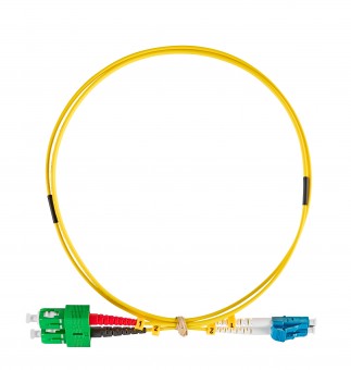 Patchcord Duplex LC/UPC - SC/APC, 9/125µm OS2, 2.0m