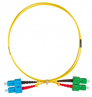 Patchcord Duplex SC/UPC - SC/APC, 9/125µm OS2, 1.0m