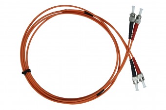 Patchcord Duplex ST/ST,50/125µm OM2, LS0H-3, 2.0m