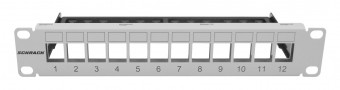 Patchpanel 10 gol pt.12 module Keystone