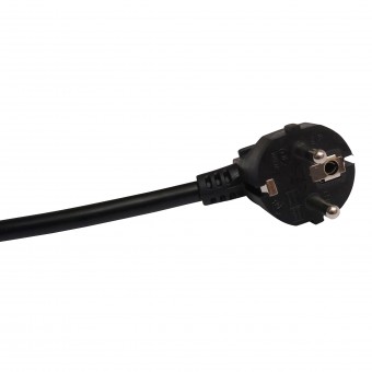 PDU 9x Schuko, 19, 1U, cablu 2m,comutator on/off negru,ALU