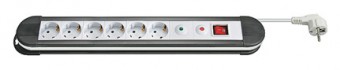 PDU cu prot.la supratens. 6 prize Schuko, 16A, cablu 1,4m