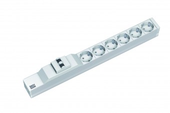 PDU19' 6xSchuko,2m fisa Schuko sir clema, AL, intr. Prot.