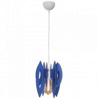 Pendul Elips Albastru 1xE14 60W 70cm