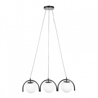 Pendul Glace 3XE27 IP20, negru, Erste